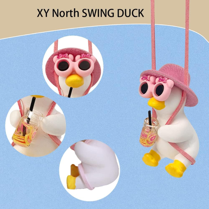 Duck ornament detail collage