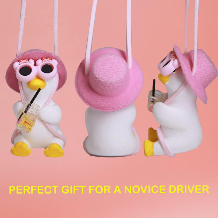 Duck ornament from multiple angles