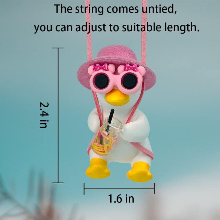Duck ornament dimensions 2.4 in × 1.6 in