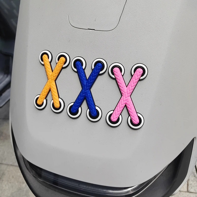 Sticker on a vehicle