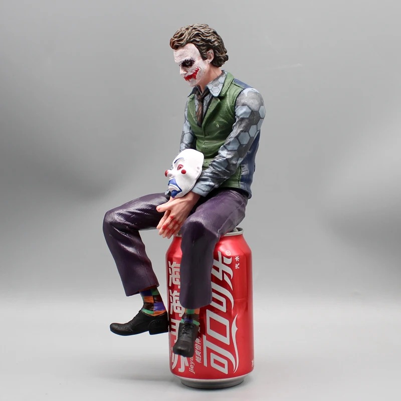Three-quarter view of the Joker figure
